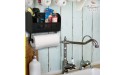 Autumn Alley Rustic Farmhouse Wall Mounted Black Paper Towel Holder with Shelf | Sturdy & Stylish Farmhouse Bathroom Towel Holders | Vintage Towel Hanging Rack | Rustic Kitchen Bathroom Wall Decor - BV82NQIZU