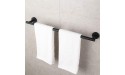 GERZWY Bathroom Towel Bar 24 Stainless Steel Towel Bar Matte Black Contemporary Style Wall Mount for Bath Kitchen AG1101C60-BK - B3UXXW9B1