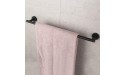 GERZWY Bathroom Towel Bar 30 Stainless Steel Towel Bar Matte Black Contemporary Style Wall Mount for Bath Kitchen AG1101C75-BK - BM5Y9ZJGP
