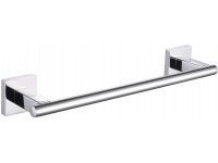 Hand Towel Rack Polished Chrome 13.78" Angle Simple SUS304 Stainless Steel Bathroom Towel Holder Face Towel Bar for Wall - BG387M9IT