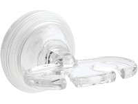 iDesign BPA-Free Plastic Bathroom Suction Toothbrush Holder 2.75" x 2.25" x 2" Clear - BR64YUE5W