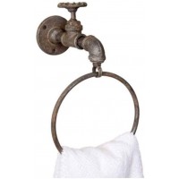 Industrial Water Spigot Towel Ring - BPIJKBWZL