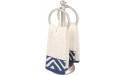 mDesign Metal Hand Towel Holder for Bathroom Vanities Satin - BJ2B9A9K1