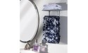 mDesign Modern Decorative Metal Wall Mount Towel Rack Holder Organizer with Shelf for Storage of Bathroom Towels Washcloths Hand Towels Large Chrome - B3VLD0OS7