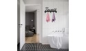 MOCAL Towel Holder Hooks for Bathroom Towel Rack for Wall Mount Over The Door Hangers Outdoor Pool Towel Rack Decor Organizer - B42FTD6FK
