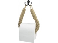 Nautical Rope Towel Ring Rustic Hand Towel Rack with Metal Hook for Bathroom Decor - BHBWYBU5N