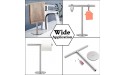 Pynsseu Bath Hand Towel Holder Standing SUS304 Stainless Steel Brushed Finish T-Shape Towel Bar Rack Stand Tower Bar for Bathroom Kitchen Vanity Countertop - BHT6SC4PA