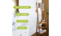 Standing Towel Rack for Bathroom 5 ft. Decorative Bamboo Blanket Ladder with 3 Tiers and 3 Shelves a Unique Foldable and Multifunctional Decorative Ladder. Quilt Ladder in The Bedroom. - BZTJZPLI8