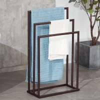 Towel Racks for Bathroom 3 Tiers Stainless Steel Freestanding Bathroom Towel Rack Oil Rubbed Bronze Housen Solutions TRS57008 - BFADO45NQ