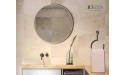 Wrought Iron Hand Towel Ring Holder | Decorative Black Rot Swirl Ring Hanger for Bathroom Kitchen | Wall Mount Rustic Black Metal Dish Towel Rod | RTZEN-Décor Handmade | Easy Installation - B5RS6EVPI