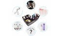 Bathroom Drawer Organizer Bins DIY Cosmetic Storage Organizing Countertop Dividers Box for Caddy,Makeup,Counter,Ties,Set of 3Black - BVRI030TP