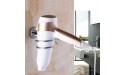Bathroom Hair Dryer Holder Hair Care Tools Holder Wall Mount Chrome Finished Stainless Steel - BSHRG3EKO