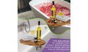Bathtub Tray with Suction Cup and 180 Degree Adjustable Support Bath Caddy Tray for Bathtub Durable Modern Design Easy to Assemble Table Inside Bath Holds Books Wine Shampoo Soap Spa Accessories - BI4N298RJ