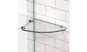 DreamLine GLSH-4100-01 Corner Shower Glass Shelf Clear - BWG38XLOB