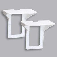 Electrical Outlet Plug Wall Shelves for The Bathroom and Kitchen Set of 2 - B0GAZLSVI