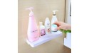 Fealkira Adhesive Suction Cup Floating Bathroom Shelf Shower Rack ,Easy Installing For Kitchen Shower & Living Room OfficeNo Nails No Tools white - BUU0R34KT