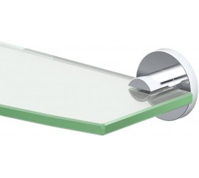 Gatco 4686 Channel Glass Shelf Chrome - BMO71G3SO