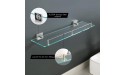 KES Bathroom Glass Shelf 1 Tier Shower Caddy Bath Basket Stainless Steel RUSTPROOF Wall Mount Brushed Finish A2420A-2 - BSRIB2VAD