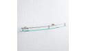 Naiture Collection Tempered Glass Shelf in Chrome Finish - BD2W0X30H