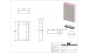 Noble Preformed Rectangular Shower Niche #314 12x20 with Adjustable Shelf - BXHIFULRO