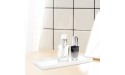 Suwimut 4 Pack Bathroom Vanity Tray Ceramic Decorative Sink Storage Bathtub Tray Bathroom Organizer Rectangular Countertop Cosmetics Holder for Perfume Tissue Candle Towel Plant Jewelry White - BQCMRFTVL