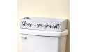 The Lakeside Collection Toilet Tank Topper Tray Please Seat Yourself Novelty Bathroom Décor - BD599X4KT