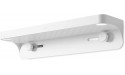 Umbra 1013862-660 Flex Sure-Lock Shower Shelf Shelving for Bathrooms with SureLock Technology – Install Without Drilling 72 to 144-Inch White - B47XWV92P