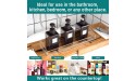 Vdomus Acrylic Bathroom Shelves Transparent Wall Mounted No Drilling Extra Thick Clear Storage Display Shelving 2 Pack - BOQSKT54G