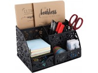 EasyPAG Office Accessories Desk Organizer Caddy with Drawer ,Black - BAFELSN4Q