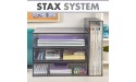 STORi STAX Stackable Office Organizer with Drawer 12-1 2 Wide | Classic Grey - BLNKVHSMD