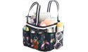 ALINK Mesh Shower Caddy Basket Portable Travel Toiletry Bag for College Dorm Bathroom Gym Flamingo Design - BN0EASBTN
