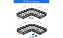 BRIOFOX Corner Shower Caddy Adhesive Stainless Steel Shower Shelf No Drilling Shower Storage Organizer for Bathroom Toilet Kitchen and Dorm Only for 90 Degrees Right Angle Black - BR0GH7TH6