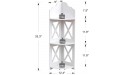 Corner Shelf,Corner Shelves for Living Room,Small Corner Shelf for Corner Storage,Corner Stand Great for Corner Decor Storgage,Small Corner Table Shelf Perfect for Small Spaces,White by TuoxinEM - BZ4O4IY9X