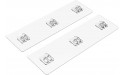GeekDigg Adhesive Sticker for no Drilling Shower Caddy Transparent - BGLOTXWYN