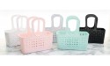 iDesign Orbz Plastic Bathroom Shower Tote Small Divided College Dorm Caddy for Shampoo Conditioner Soap Cosmetics Beauty Products 11.75 x 6 x 12 White - BHJ8UJW8R