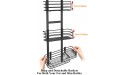 Nieifi Over The Shower Door Caddy with Reliable Hooks Sturdy Rust Proof Hanging Shower Organizer Shelf Basket Storage Rack Bathroom Shelves Drill Free Extra Large - B7SX28MHQ