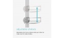 simplehuman 8' Tension Pole Shower Caddy Stainless Steel and Anodized Aluminum - B2X9V0HTL