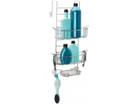 Zenna Home Chrome 7803SS Over-The-Shower Door Caddy - B2KFT5HFQ