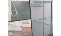 Bathroom Medicine Cabinet Aluminum Recessed Surface Mount 36 x 30 3 Door Mirrored Interior w LED - BVHB2YMMU