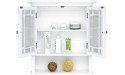 Elegant Home Fashions Whitney Bathroom Cabinet One Size White - B9FAGRXGV
