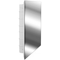 Glacier Bay Spacecab 16 in. x 26 in. Recessed Frameless Medicine Cabinet with Polished Edge - BMIXVP0UT