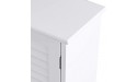 GOFLAME Bathroom Cabinet Wall Mounted Wood Medicine Cabinet Storage Organizer with 2 Doors and 1 Shelf Wall Cabinet with Adjustable Shelf Simple and Modern Style White - BFAZTI29V
