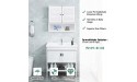 Happygrill Bathroom Cabinet Wall Mounted Medicine Cabinet Storage Organizer with Adjustable Shelf - B8BMF1VXH