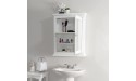 Linon Weston White Bathroom Medicine Cabinet - BNIVP9GTW