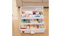 PeleusTech Household Multi-Layer Oversized First Aid Kit Storage Organizer Medicine Cabinet Medicine Box - BZI1WSB4F
