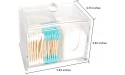 BBDOU Cotton Pad Holder Cotton Swab Storage Clear Acrylic Q-tip Cosmetic Organizer Makeup Cotton Ball Holder - BH4W7E4NG
