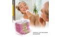 Simayixx Cosmetics Organizer Cotton Pads Holder Organizer Cotton Swab Balls Box Holder Dispenser Storage Cosmetic Pads Container Acrylic Clear Keep The Items Neat And Cleanwhite - BE5C07SOA