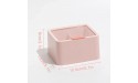 SUNFICON Q-tip Dispenser Cotton Pads Holder Cotton Swab Balls Holder Makeup Sponge Organizer w Clear Lid Qtip Storage Canister Cosmetic Pads Container Flosses Box Case 2 Sections Girls Women Pink - BIXMMZ42R