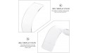 Ciieeo 3pcs Acrylic Belt Display Stand Belt Holder Clear Belt Organizer for Men and Women Belt Storage Holders - BDIBMZKNG