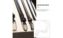 Ciieeo 3pcs Acrylic Belt Display Stand Belt Holder Clear Belt Organizer for Men and Women Belt Storage Holders - BDIBMZKNG